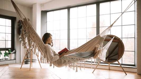 How to hang a hammock indoors