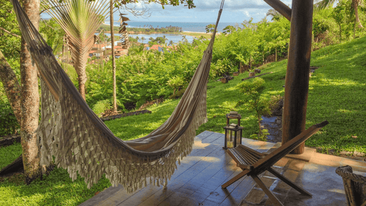 Backyard hammock placement