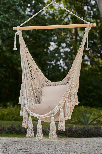 Deluxe Outdoor Undercover Mexican Hammock Chair