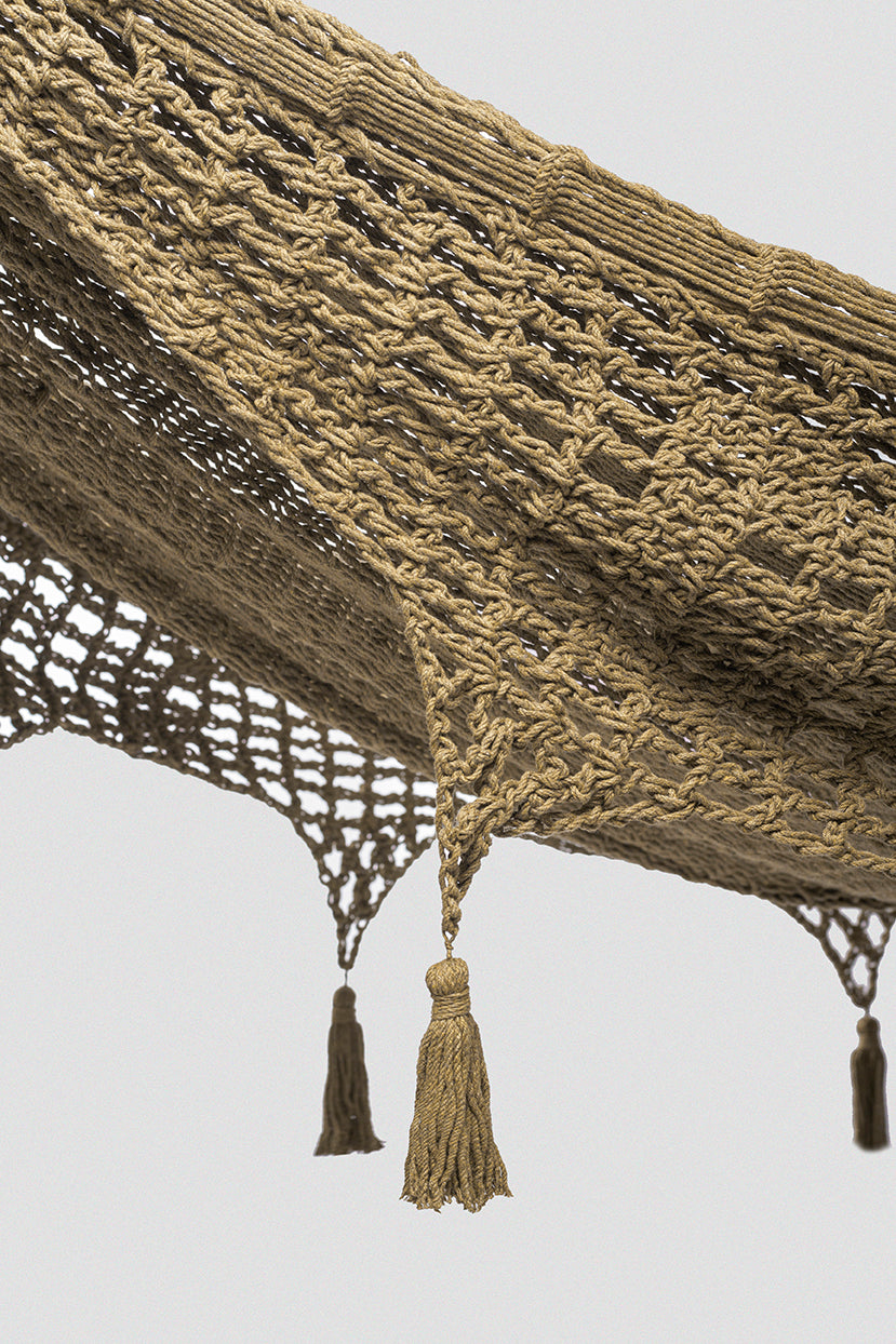 Mexican tassel hammock