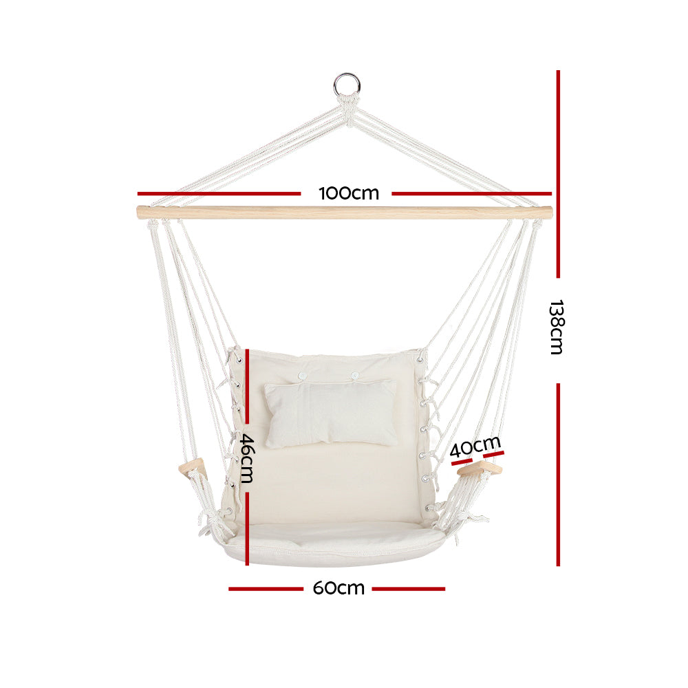 Hanging Swing Chair - Cream