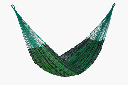 JUMBO Size Outdoor Cotton Mexican Hammock in Jardin